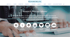 Desktop Screenshot of econometricainc.com